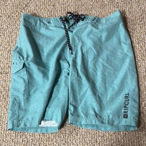 Rip Curl Blue Board Shorts Quick-Dry Swimwear
